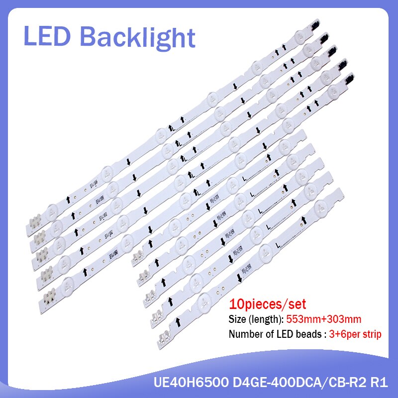ο  10  (5 * 3LED + 5 * 6LED) UE40H6500 LED Ʈ  D4GE-400DCA-R1 R2 D4GE-400DCB-R1 R2 30449A 30450A